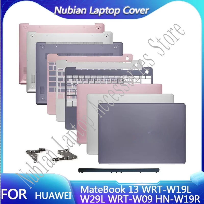 For HUAWEI MateBook 13 WRT-W19L W29L WRT-W09 HN-W19R LCD Back Cover/Hinges Cover/Palmrest/Bottom Case Laptops Case