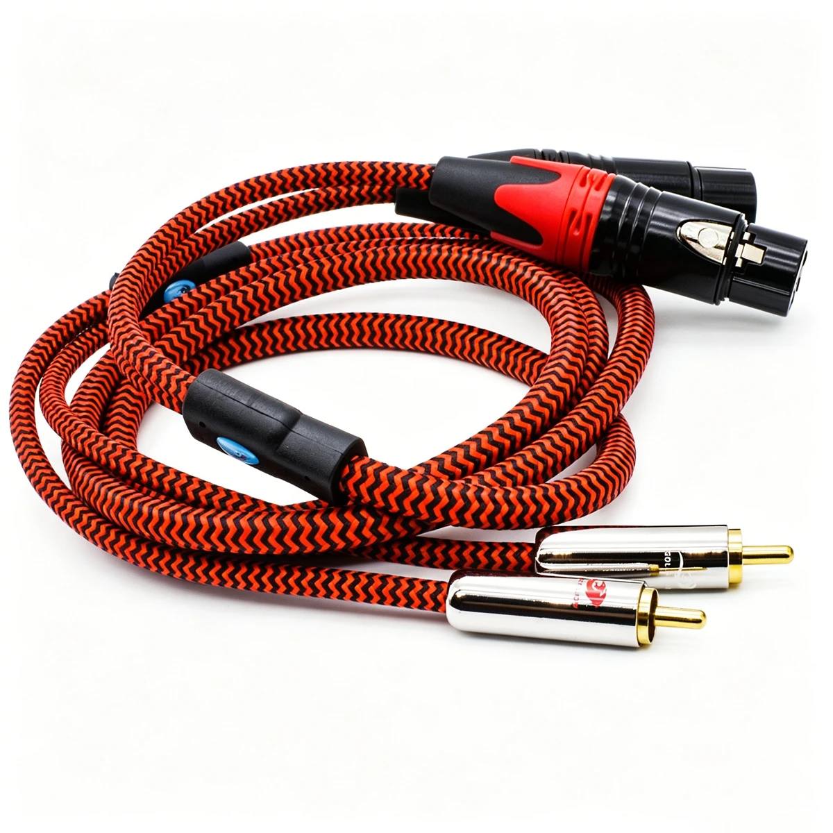 Premium Audio Cable Dual XLR Female to Dual RCA Male for AMP Sound Mixer 2RCA to 2XLR Regular 3 Pin OFCCable 1M 2M 3M 5M 8M 15M