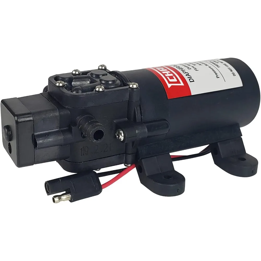 

6-9206 Стандартный мембранный насос 12 В, 1,0 галлонов в минуту, черный