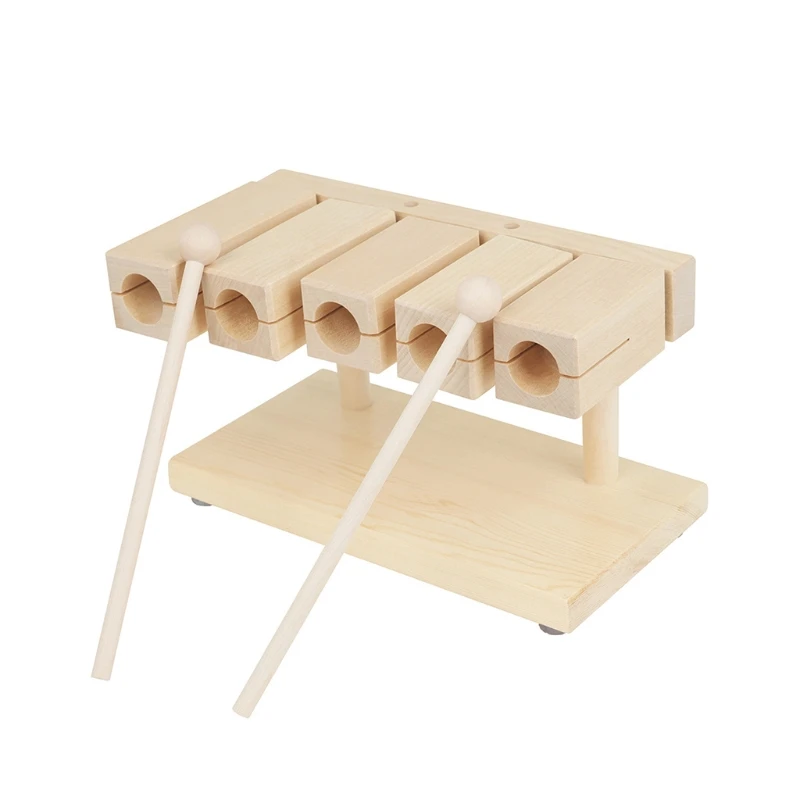 

Children Kids Natural Wooden 5 Tone Xylophone Percussion Toy Musical Instrument for Kids Music Educational Develop E56D