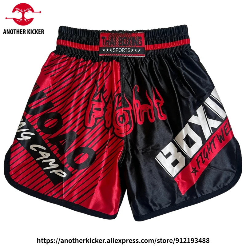 Pantalones de Muay Thai Baratos, Shorts de Muay Thai para Hombre, Mujer, Niño, Niña, Transpirables, para Sanda, MMA, Sparring, Lucha, Kickboxing