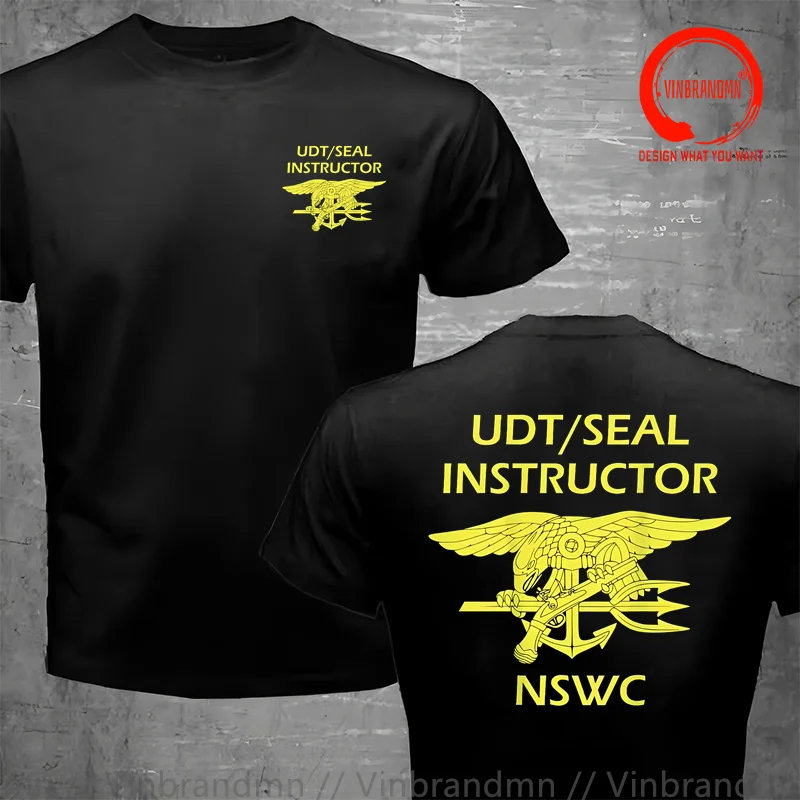 UDT Seal Instructor Uniform NSWC Naval Seals T-Shirt Men Classic Fashion 100% Cotton O-Neck Short Sleeve Tshirt Size S-6XL