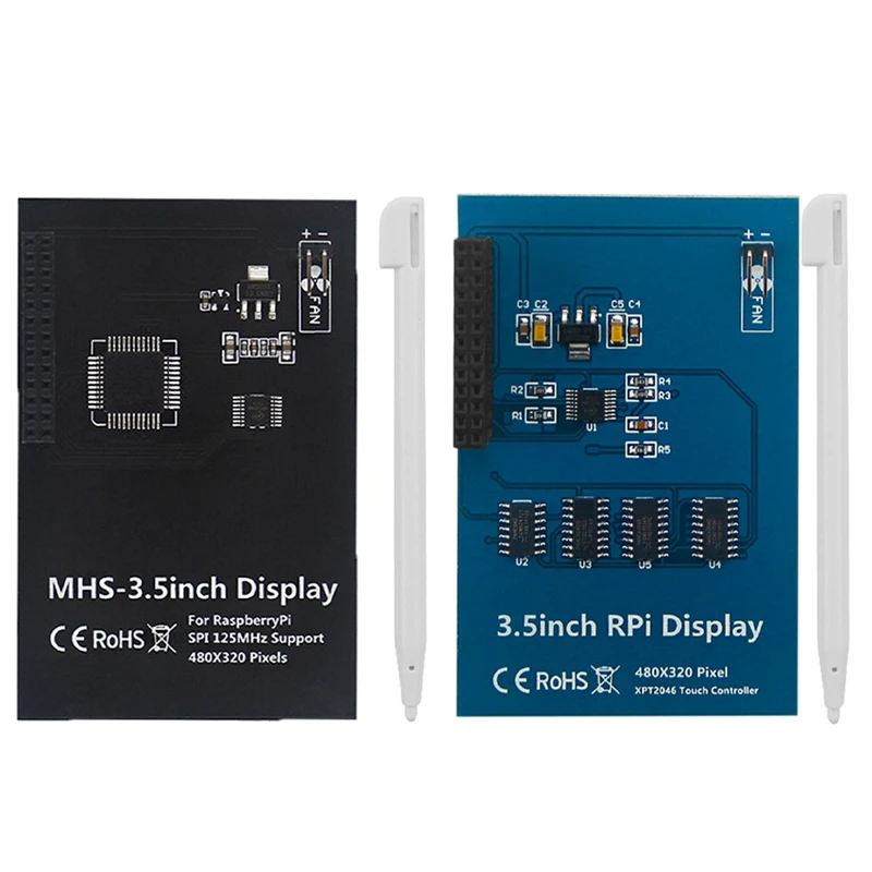 3.5 Inch Mhs Touchscreen 480X320 For Raspberry Pi 4B/3B+/3B TFT LCD Module Screen Display With Touchpen