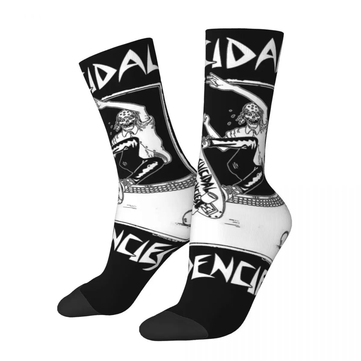 

Band Suicidal Tendencies Punk Rock Outfits Men Women Socks Cozy High Quality Middle Length Socks Super Soft Little Small Gifts