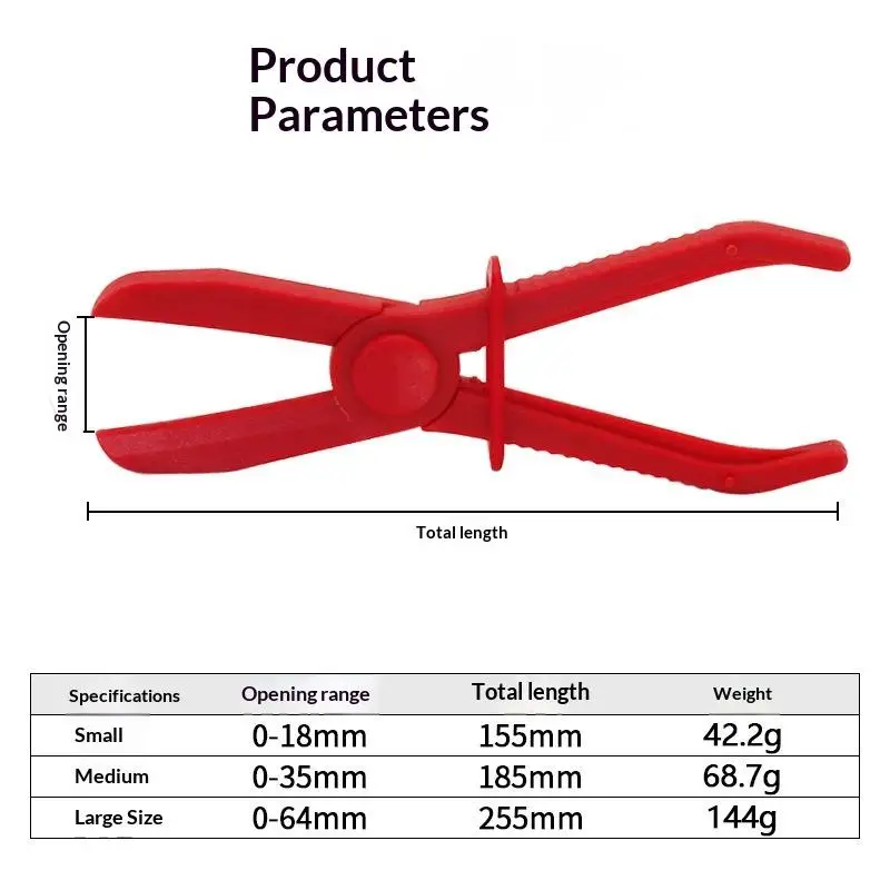 

1/3Pcs Brake Fuel Water Line Clamp Plier Hands Free Tool Nylon Hose Clamp Tool Set Car Repair Tools Hose Pliers