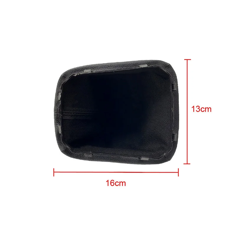 Car Gear Stick Shift Collar PU Leather Gear Shift Cover Dust Black Car Decor Accessories Interior Parts For Toyota Corolla 07-13