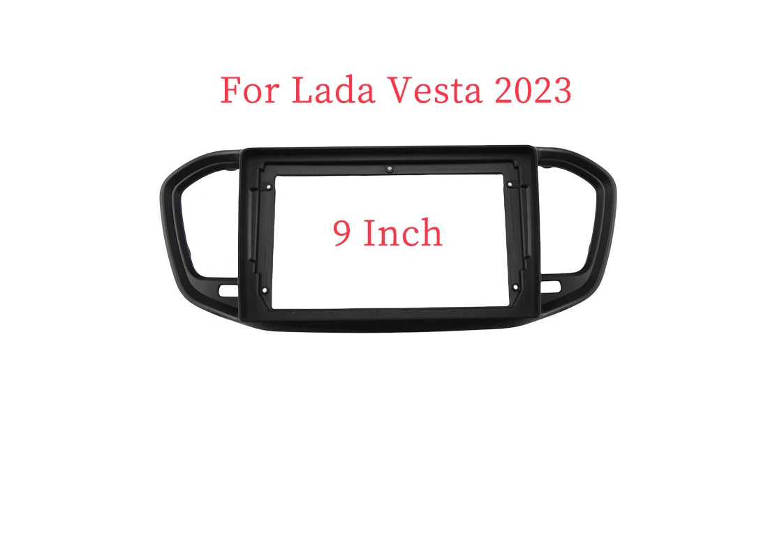 9 Inch Car Frame Fascia Adapter Android Radio Dash Fitting Panel Kit For Lada Vesta 2023