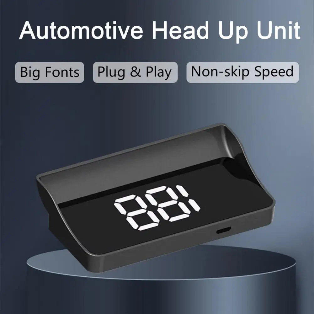 Automotive Head Up Unit In-car Hud Speedometer with Gps Navigation 10hz Refresh Rate Head-up Display Universal Usb for Cars