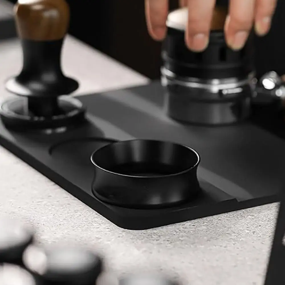 

6 Magnets Fit Coffee Dosing Ring Prevent Flying Powder External Fastening Design Portafilter Coffee Catcher Ring Aluminum Alloy