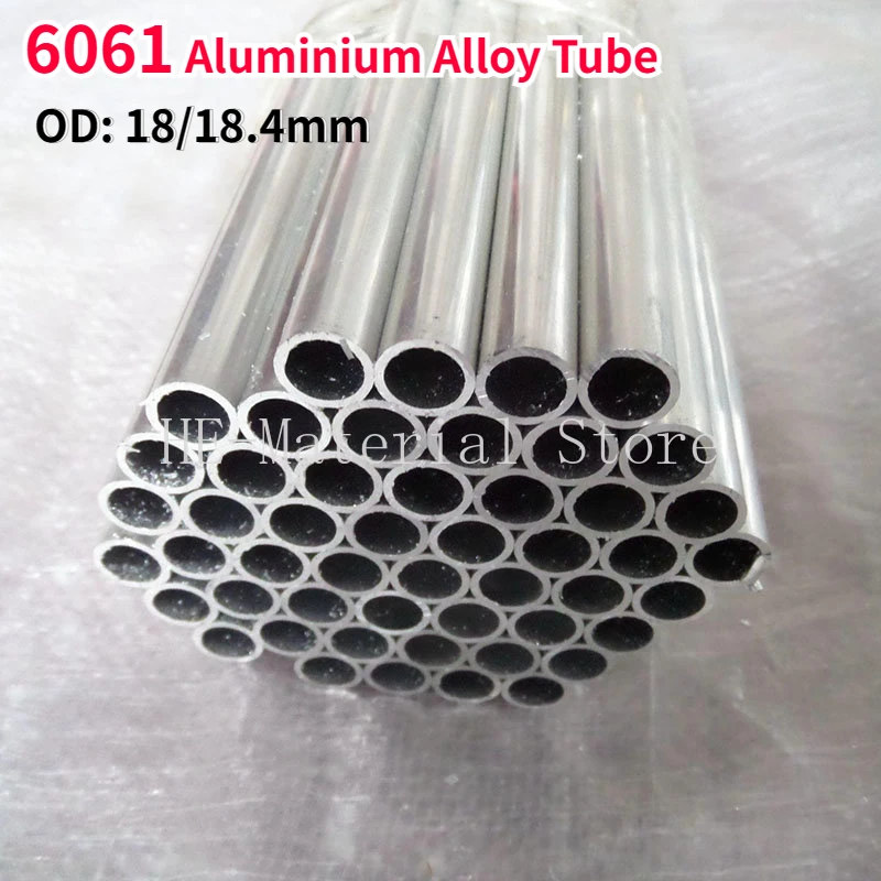 

1Pcs Length 100mm 6061 Aluminium Alloy Tube OD 18/18.4mm Hollow Round Aluminum Pipe ID 5.5/8/9.8/10/11/12/15/16mm