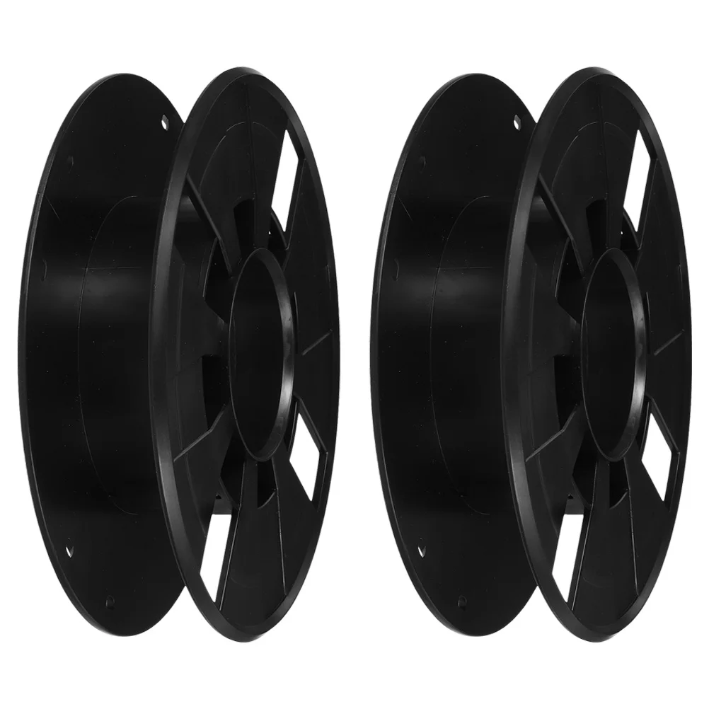 

2Pcs Filament Reel Spool Small Durable Plastic 3D Printer Organizer Compact Filament Storage Holder Accessory Electric Cord Reel