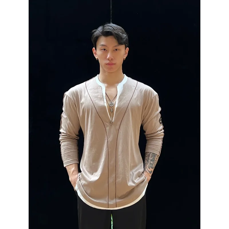 traje-de-baile-latino-personalizado-para-hombre-super-elegante-y-con-estilo-conjunto-de-entrenamiento-largo-de-dos-piezas-falso