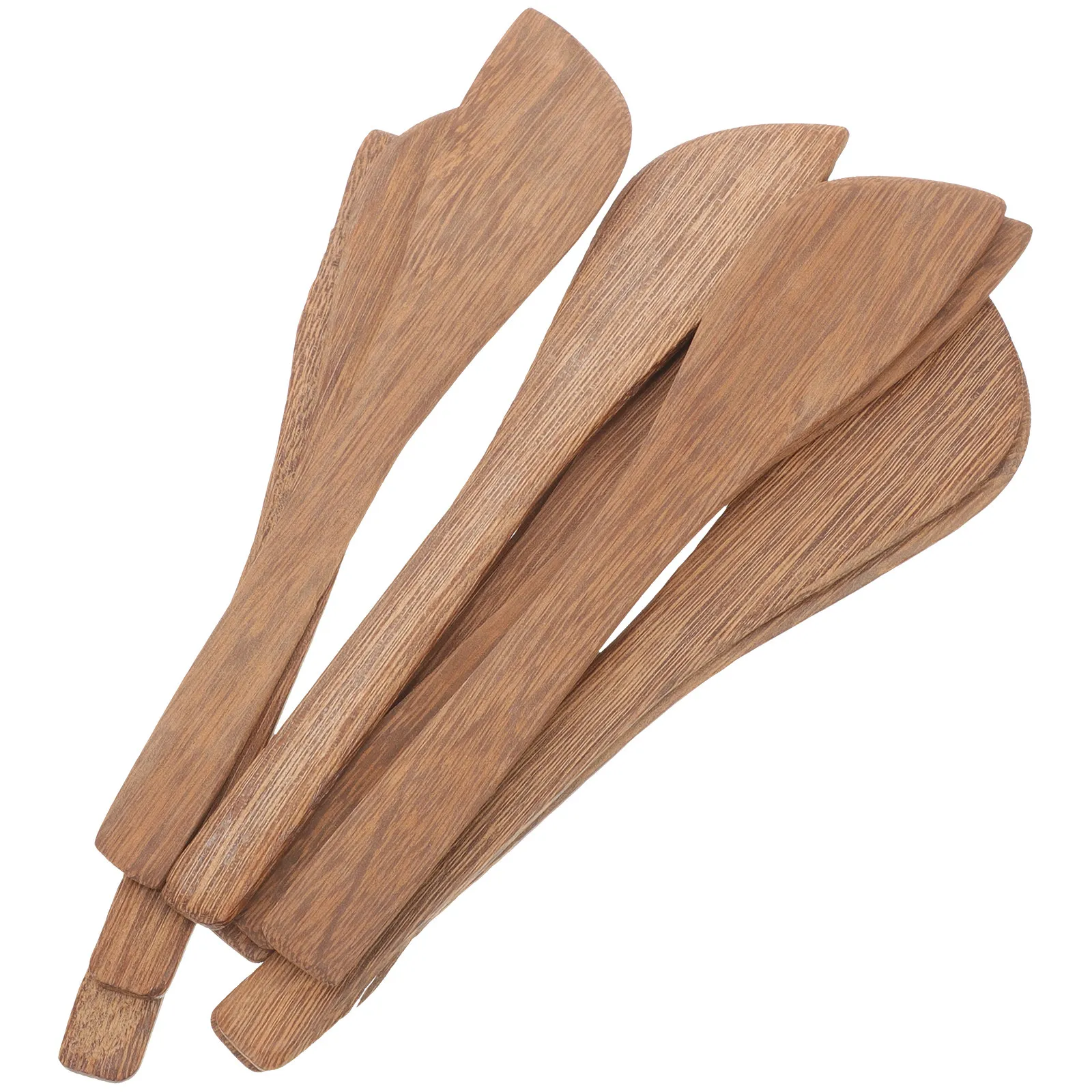 10Pcs Wooden Tongue Depressor Oral Care Tool Dental Clinic Essential Reusable Non Deformable Fine Texture Comfort Grip