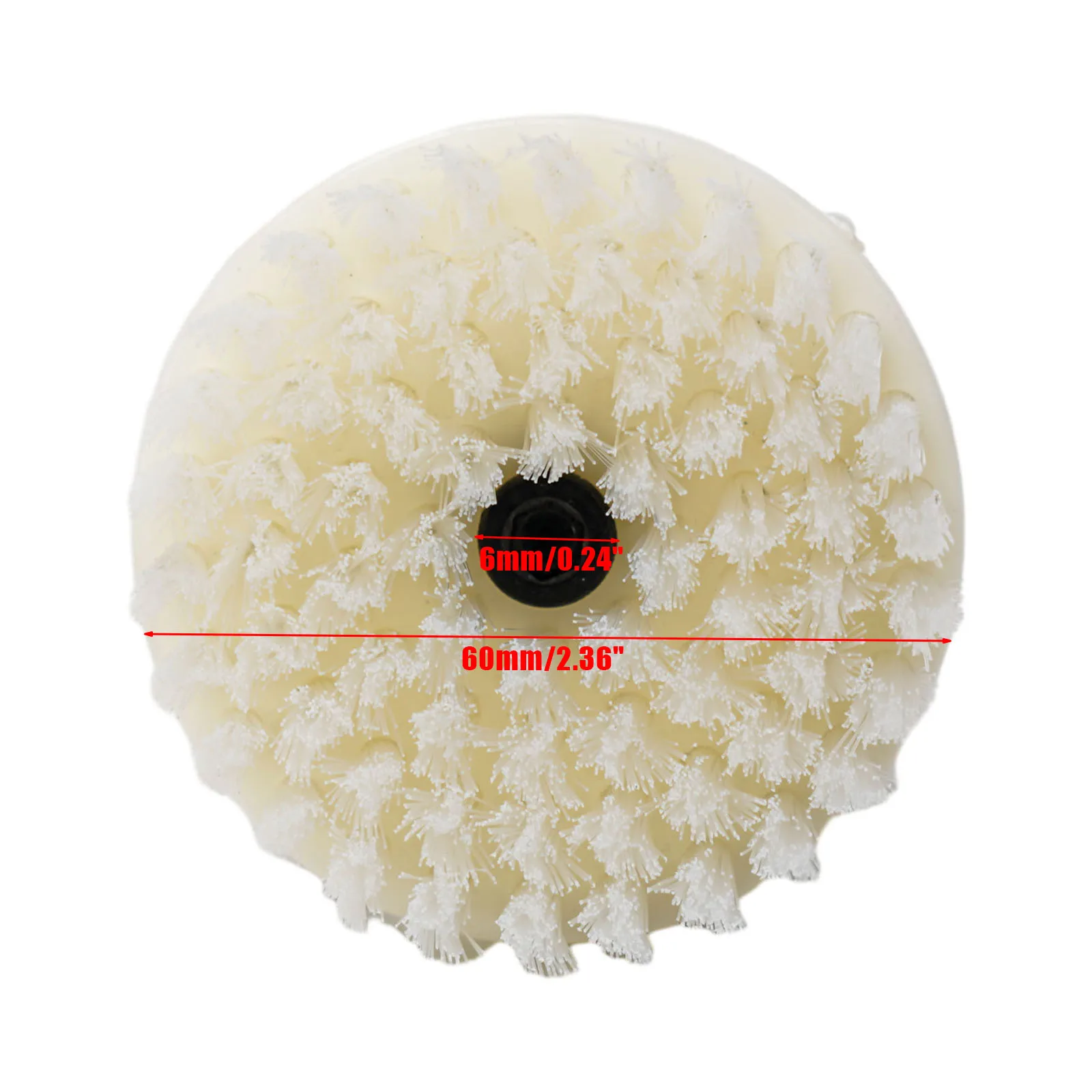 Brush Head Soft Drill Powered Brush Indoor White  Metal 1 Pcs Cleaning 6mm Shank Diameter Nanowire  Plastic For Carpet