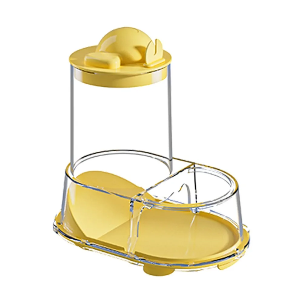 

Automatic Hamster Feeder Transparent Large Capacity Small Pet Food Bowl Durable Multi-purpose Pet Food Box