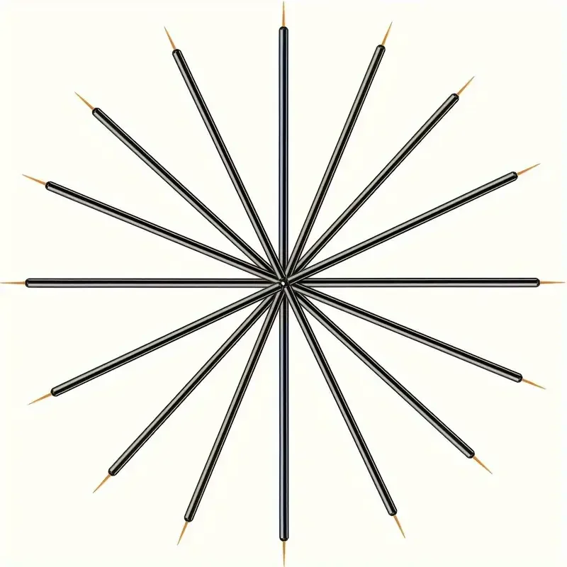 50pcs Disposable Eyeliner Brushes with Fine Tip and Nylon Bristles - Precision Application Wand for Castor Oil All Skin Types