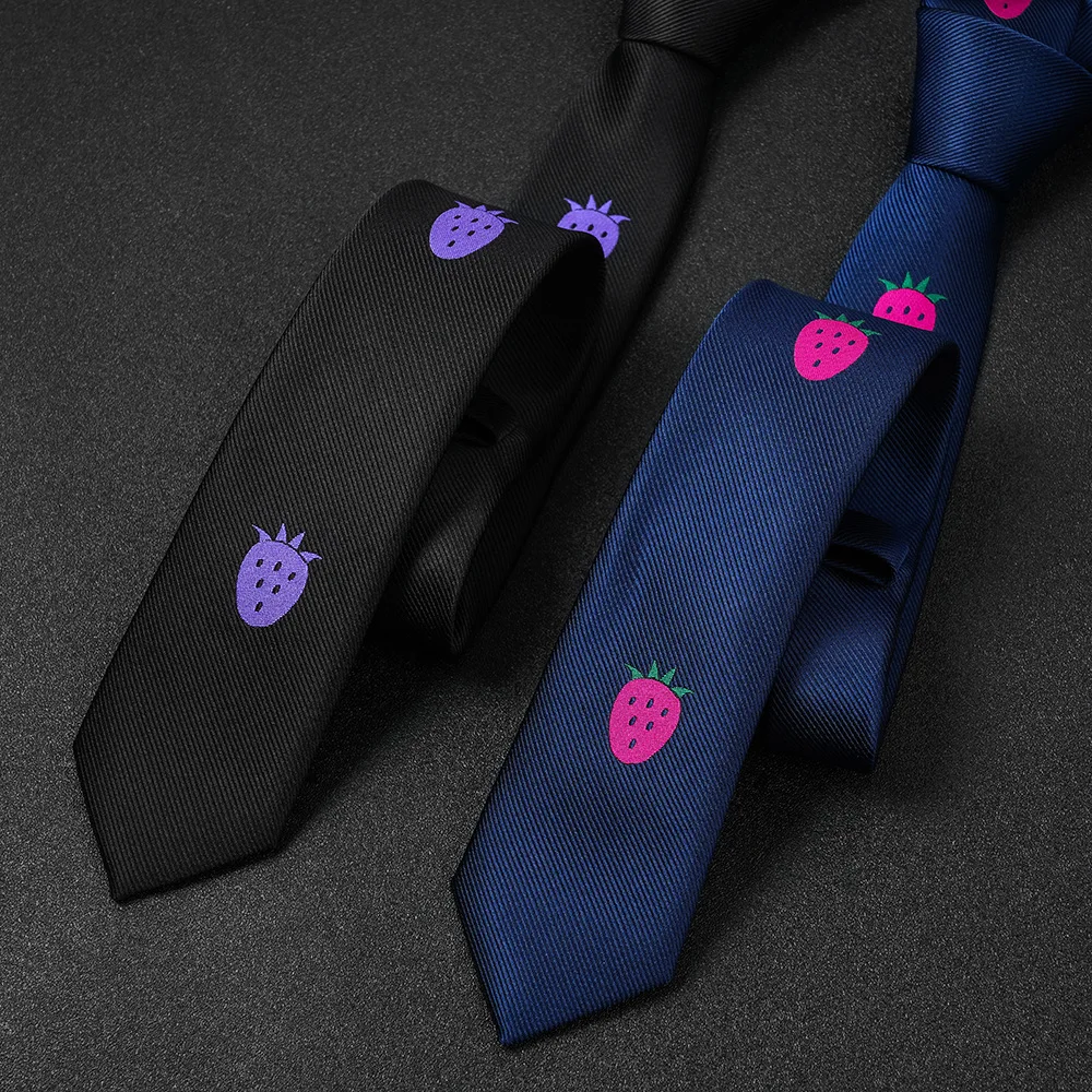 Anime JoJo\'s Bizarre Adventure Fugo Pannacotta Kira Neck Tie Small Strawberry Adult Cosplay Accessory Costumes Props Halloween