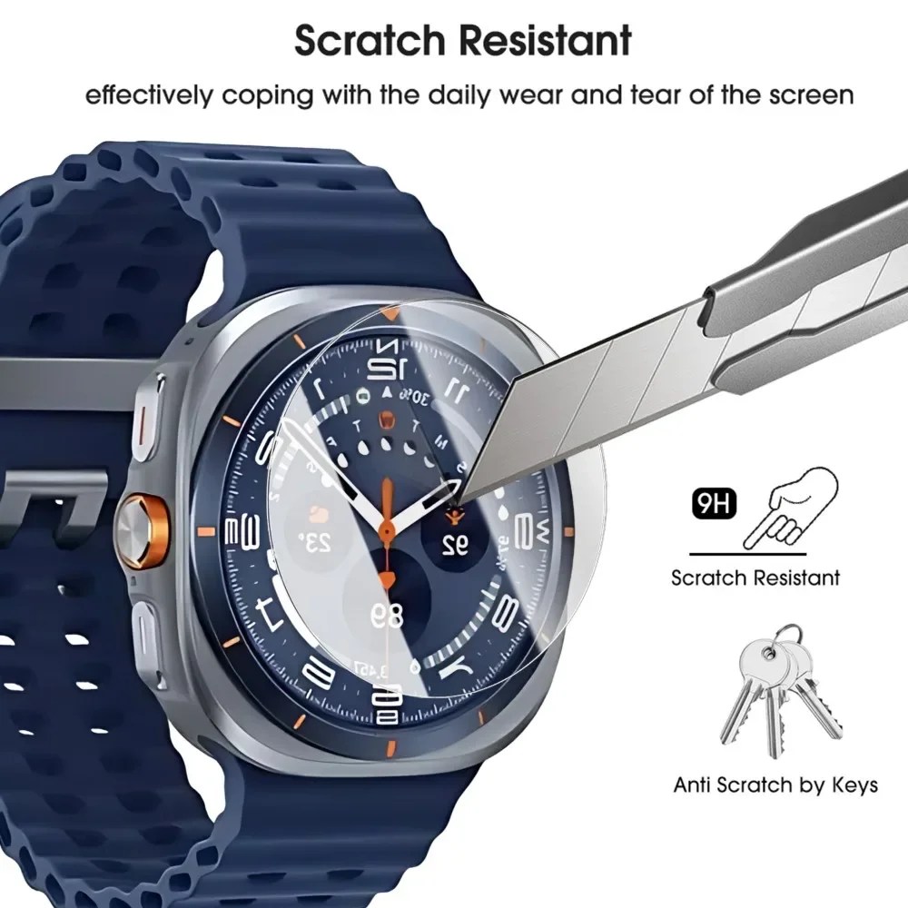 1-10pcs Tempered Glass for Samsung Galaxy Watch 8 Classic 40mm 44mm Screen Protector Explosion-Proof Film Smartwatch Accessories