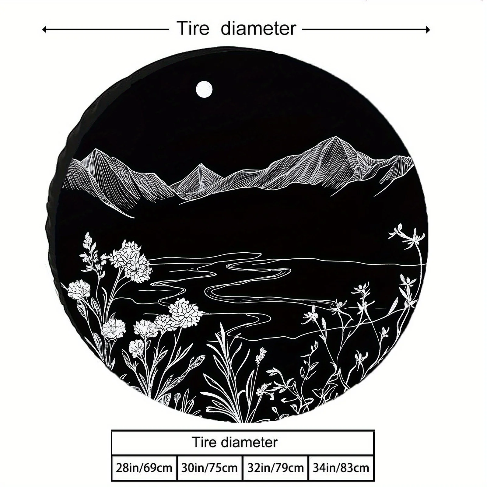 Moonlit Floral Design: 