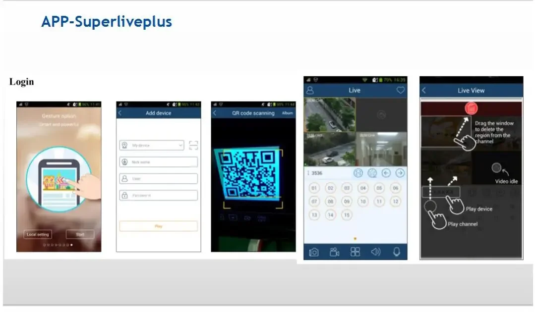スーパーライブプラスモバイルアプリ 4 SATA HDDスロット 32チャンネル H.265 4K 8MP NVR（16チャンネルPOEポート搭載）