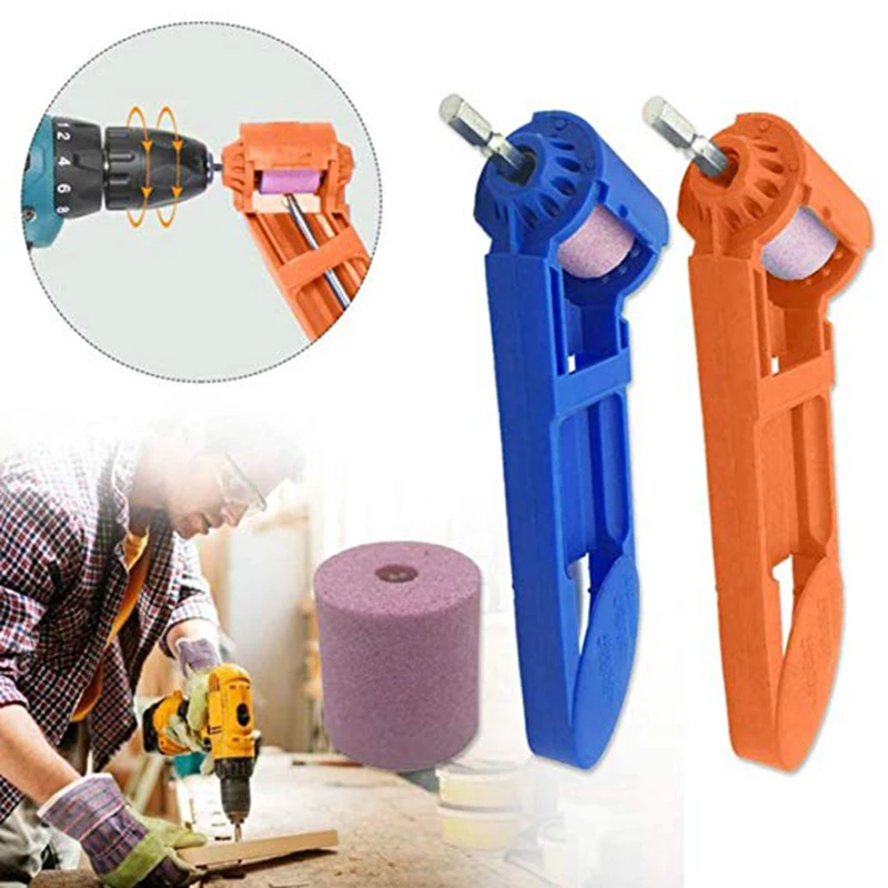 Dropshipping Portable Drill Bit Sharpener Corundum Grinding Wheel 2-12.5mm for Grinder Tools for Drill Sharpener Power Tool