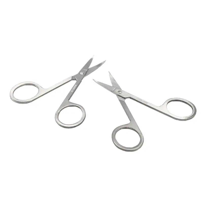 Stainless Steel Cuticle Precision Beauty Grooming For Nail Facial Hair Eyebrow Eyelash Nose Hair Professional Manicure Scissors