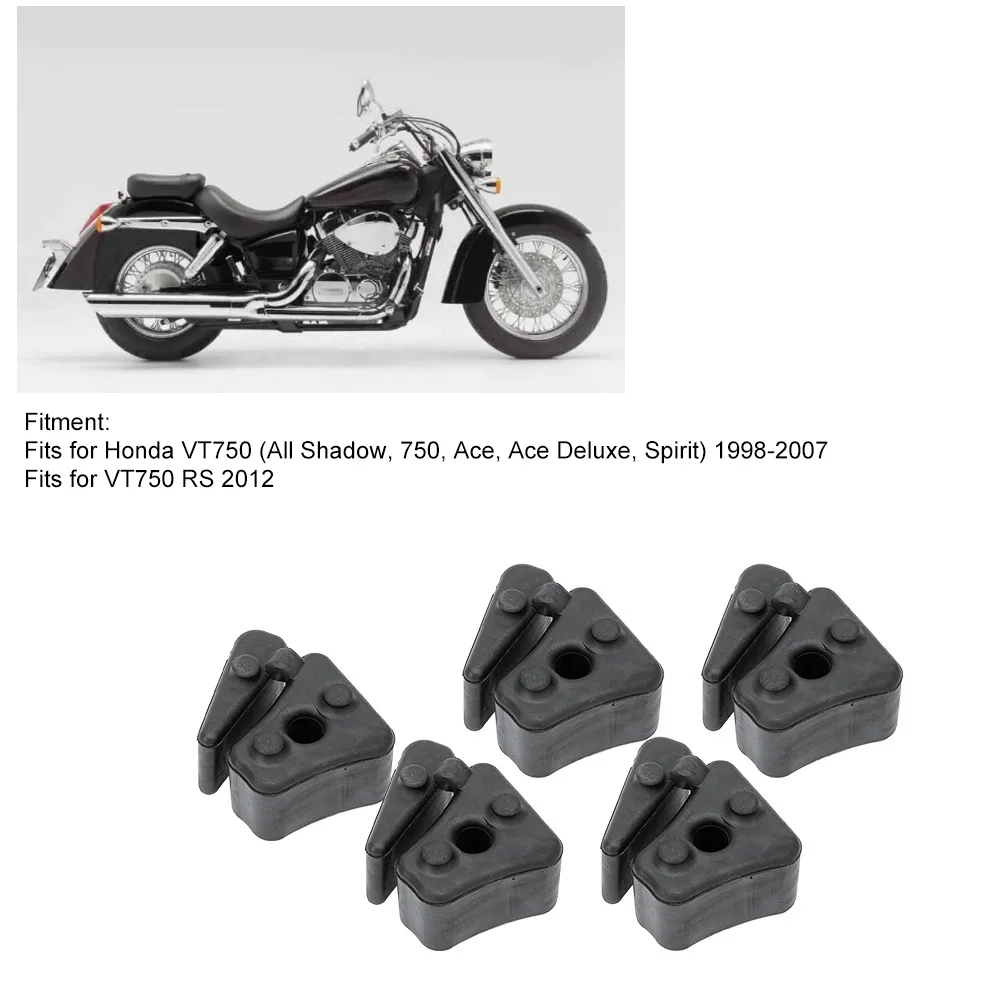 5pcs 06410-MBA-000 Rear Wheel Rubber Shock Damper Kit 06410-MBA-000 Fits for Honda VT750 DC C CD2 Hub Bushing Wheel Shock Damper