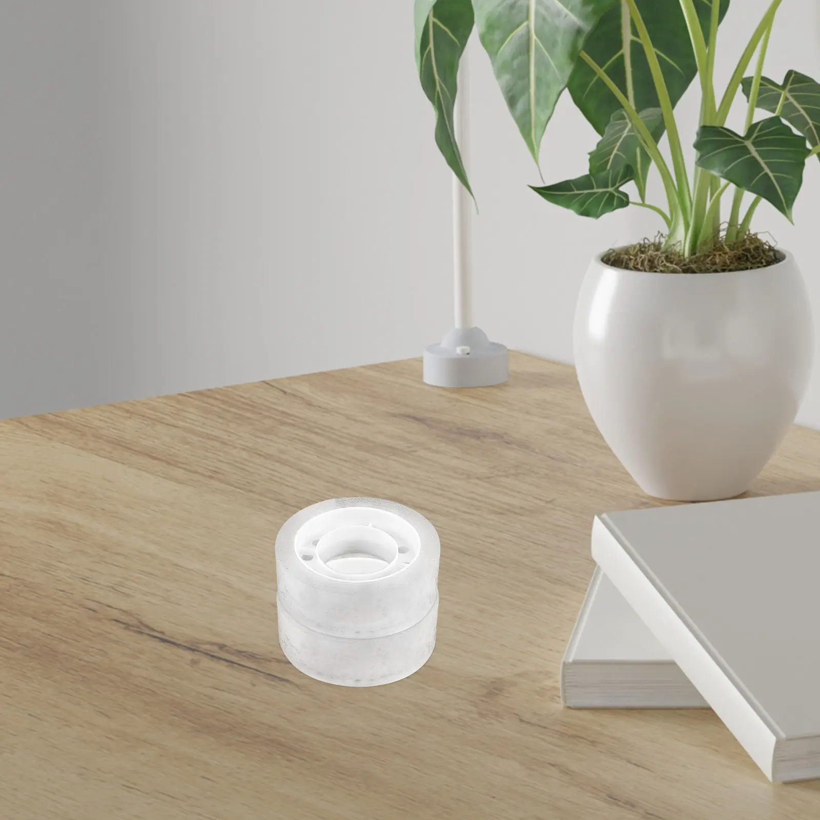 16 Rolos de Fita Adesiva Transparente Refil, Fita Adesiva Clara para Escritório e Escola, Material Bopp Forte e Resistente a Rasgos