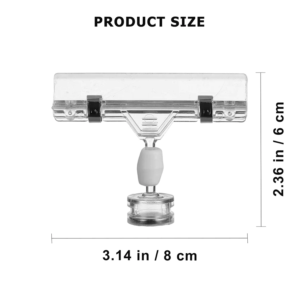 Kleidung Hängen Rack Ständer Werbe Preisschild Halter Tragbare Clip Display Regale