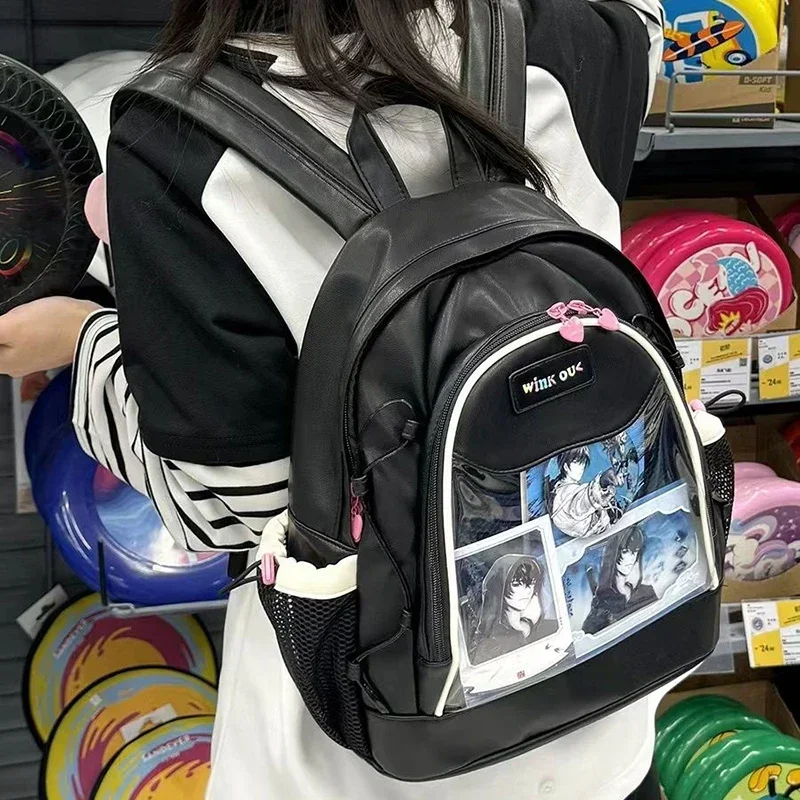 Commute Original Ita Mochila Y2K Harajuku Mochilas Mujer School Bag Daily Casual Backpack 2025 New Practical Students Bolsos