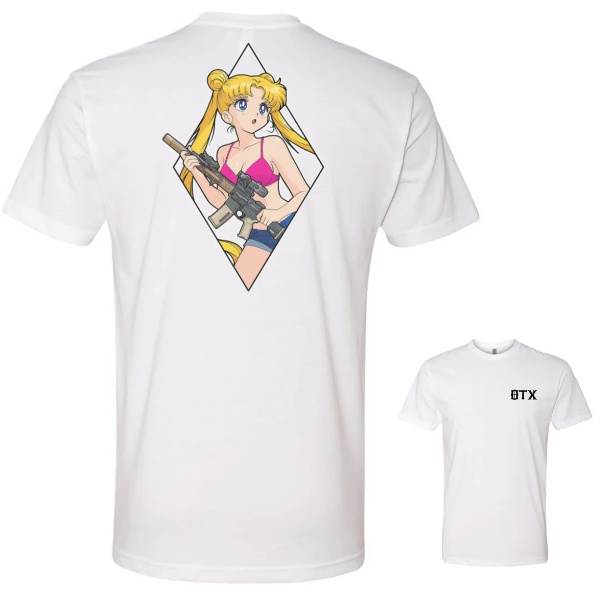 2026 Sailor Moon Tee Tactics Graphic Cotton Tees Printing High-end Luxury Unisex Style Both of Men and Women