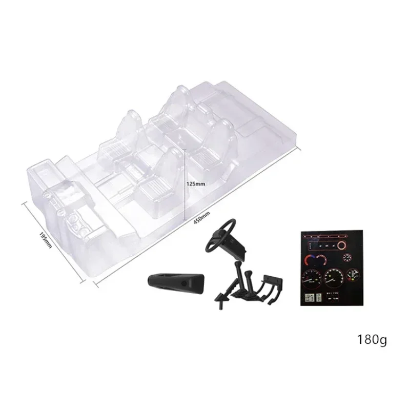 

Car Upgrade Trxs Body Shell Transparent Simulation Interior for 1/10 RC Crawler TRX4 Land Rover Defender 4wd D110 D90