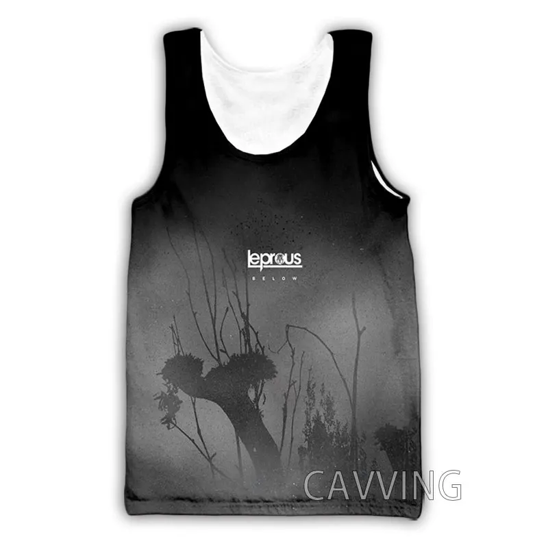 CAVVING 3D Printed  Leprous Band  Tank Tops Harajuku Vest Summer Undershirt Shirts Streetwear for Men/women