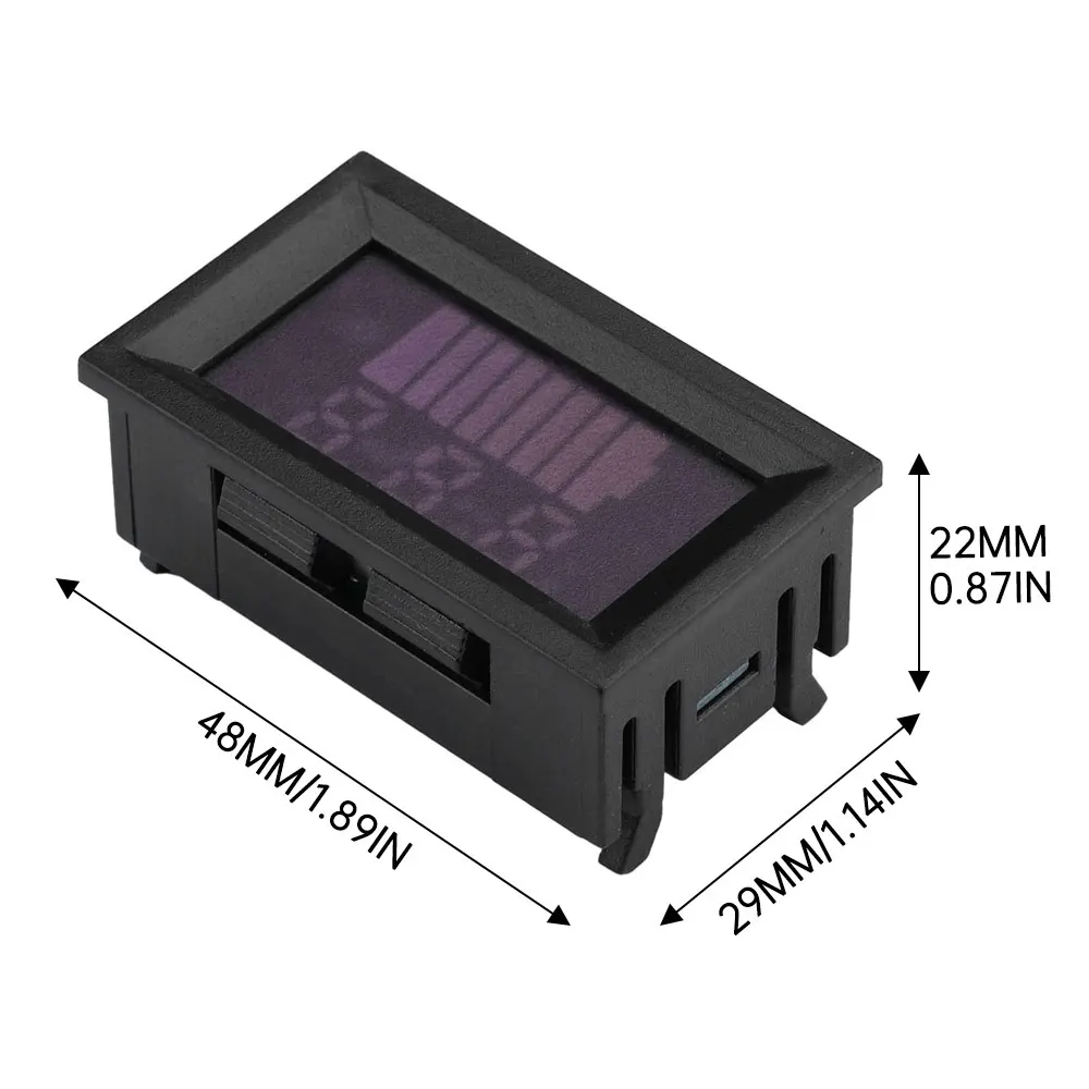 DC12V 24V 36V 48V 60V 72V Lithium Battery Capacity Indicator Car Battery Charge Level Tester Voltage Meter LED Digital Voltmeter