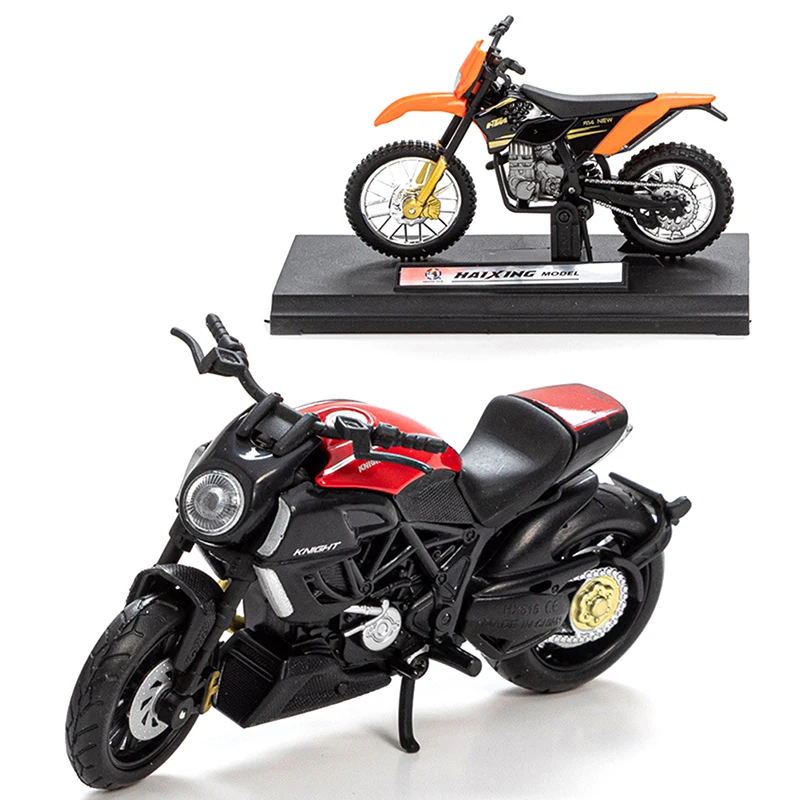 1:18 Simulation Static Diecast Motorcycle Vehicles Model Toy Children Kids Collectible Hobbies Motorcycle Model Toys Gift New