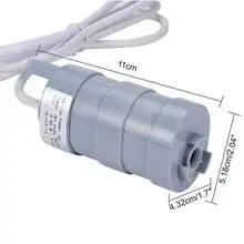 Погружной водяной насос постоянного тока 12 В для кемпера, дома на колесах, высокий расход, насос «Кит», 1500 л/ч, 5 м, погружной насос для пруда для промышленности
