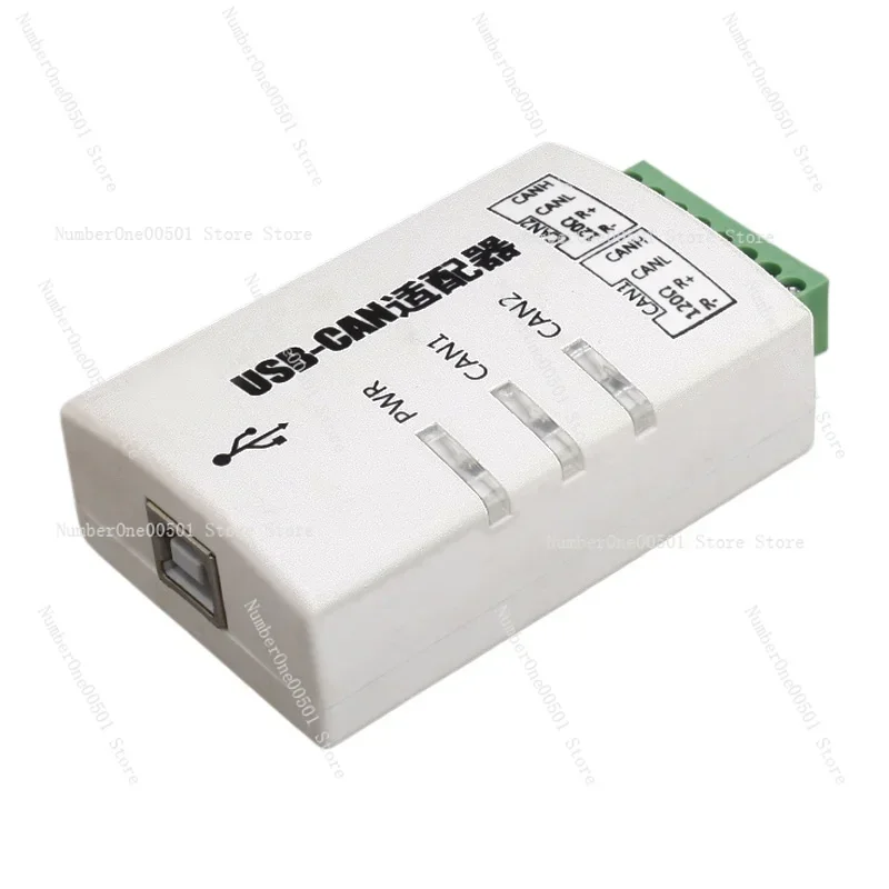 Professional 2 Ports USBCAN-2A USB CAN BUS USBCAN II CANopen J1939 DeviceNet Analyzer ZLG