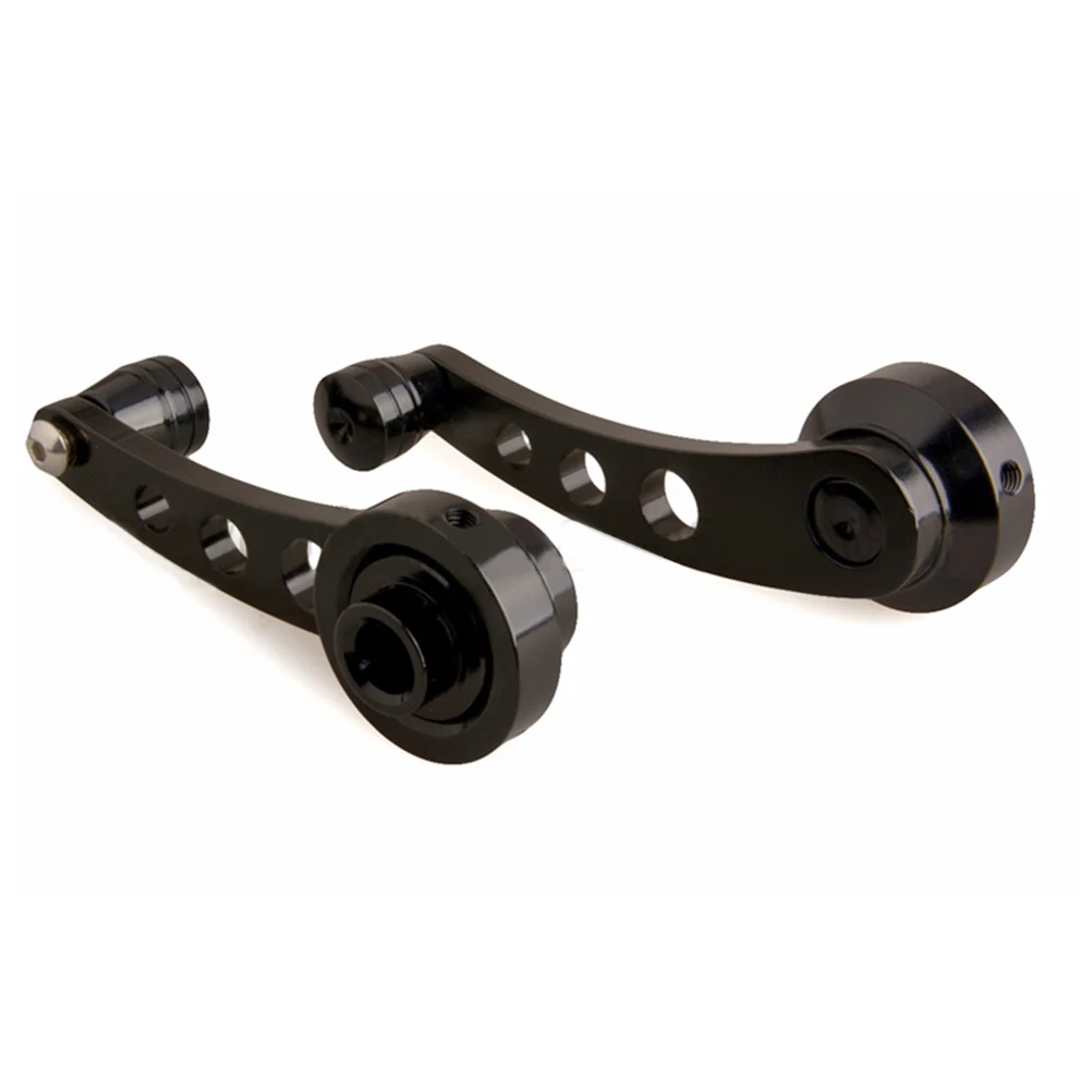 

1 Pair Universal Aluminum Car Door Window Handle Replacement Auto Glass Door Crank Winder Kit Black Screw Color Random Fit Most