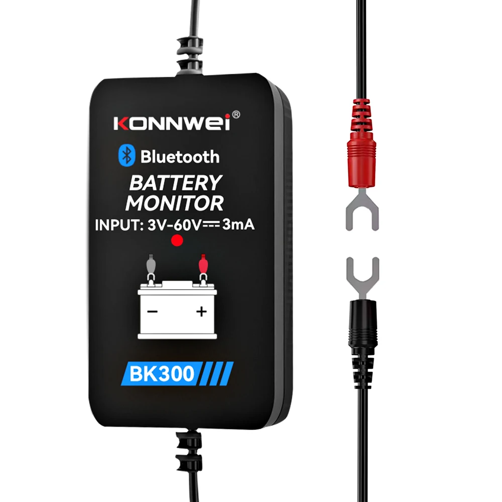 BK300 Car Battery Monitor Wireless BT 5.0 Battery Tester 6V 12V 24V Lead Acid Voltage Cranking Charging Test for Android iOS Car