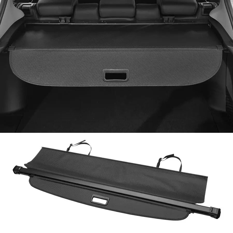 غطاء شحن قابل للسحب لصندوق السيارة لهوندا CRV 20022006 رف الطرود الخلفي لدرع الأمان للأمتعة، قماش، أسود Ca #1