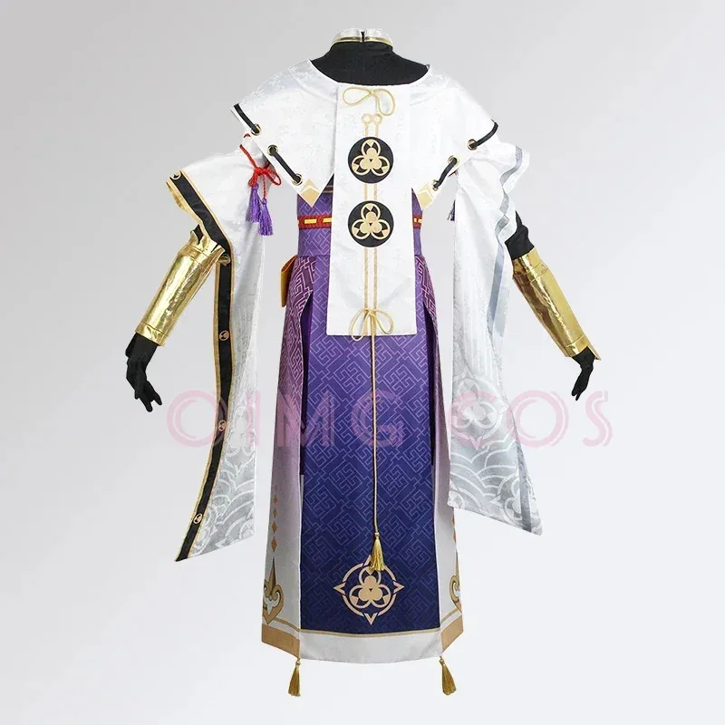Kujo Sara Costume Cosplay Genshin Impact Carnevale Uniforme Parrucca Anime Costumi di Halloween Gioco per donne