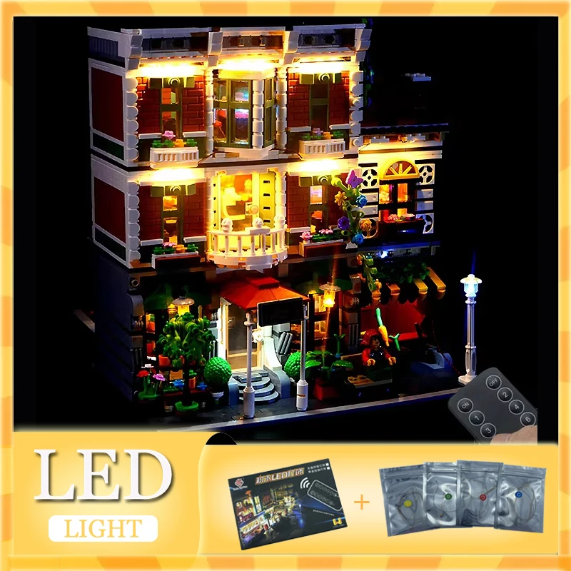 

RC DIY LED Light Kit For LEGO 10200 BRICKS & BLOOMS - Modular Garden Centre ( Only LED Light,Without Blocks Model)