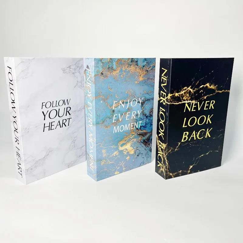 3Pcs Fake Books Ornament Decorative Fake Book for Home Bookshelf Decor Living Room Coffee Table Books Home Decor Desk Decoration
