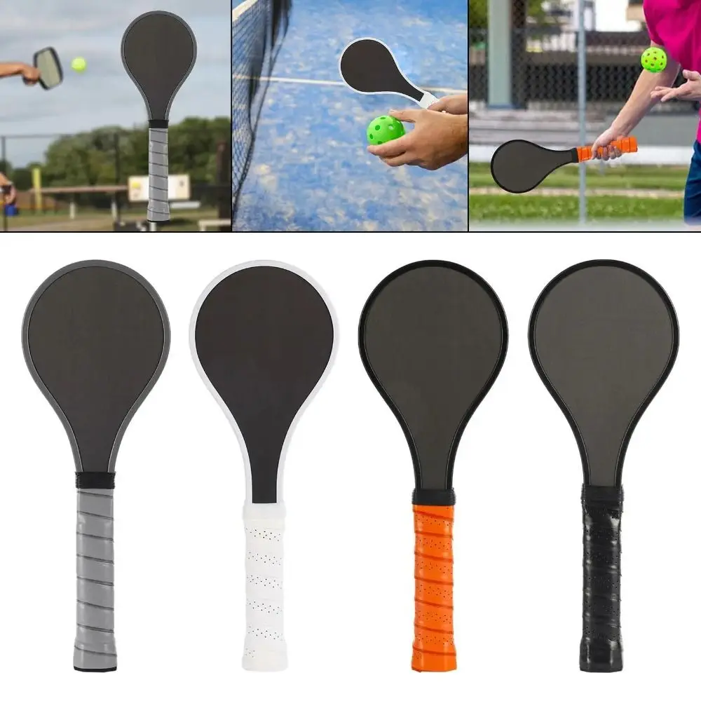 

Carbon Fiber Pickleball Training Paddle Frosted Surface Long Handle Pickleball Core Sweet Spot Wear Resistant USAPA Approved