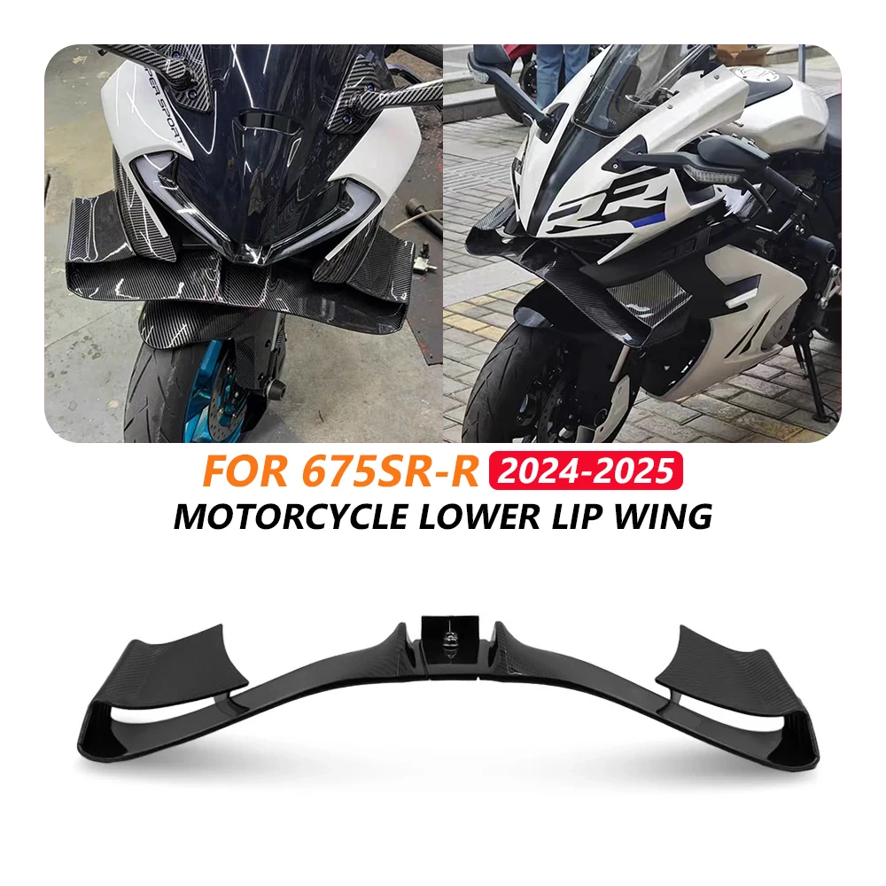 

Airflow Deflector Attachment For CFMOTO 675SR-R 675SR 2025 2024 CF675 SR Motorbike Frontal Fairing Shielding Downforce Wing Gear
