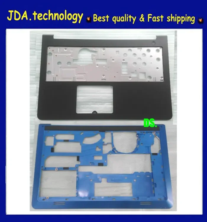 MEIARROW     New/Orig Upper Cover +bottom case for dell Inspiron 15 5547 5548 5545 palmrest topcase & bottom cover Blue