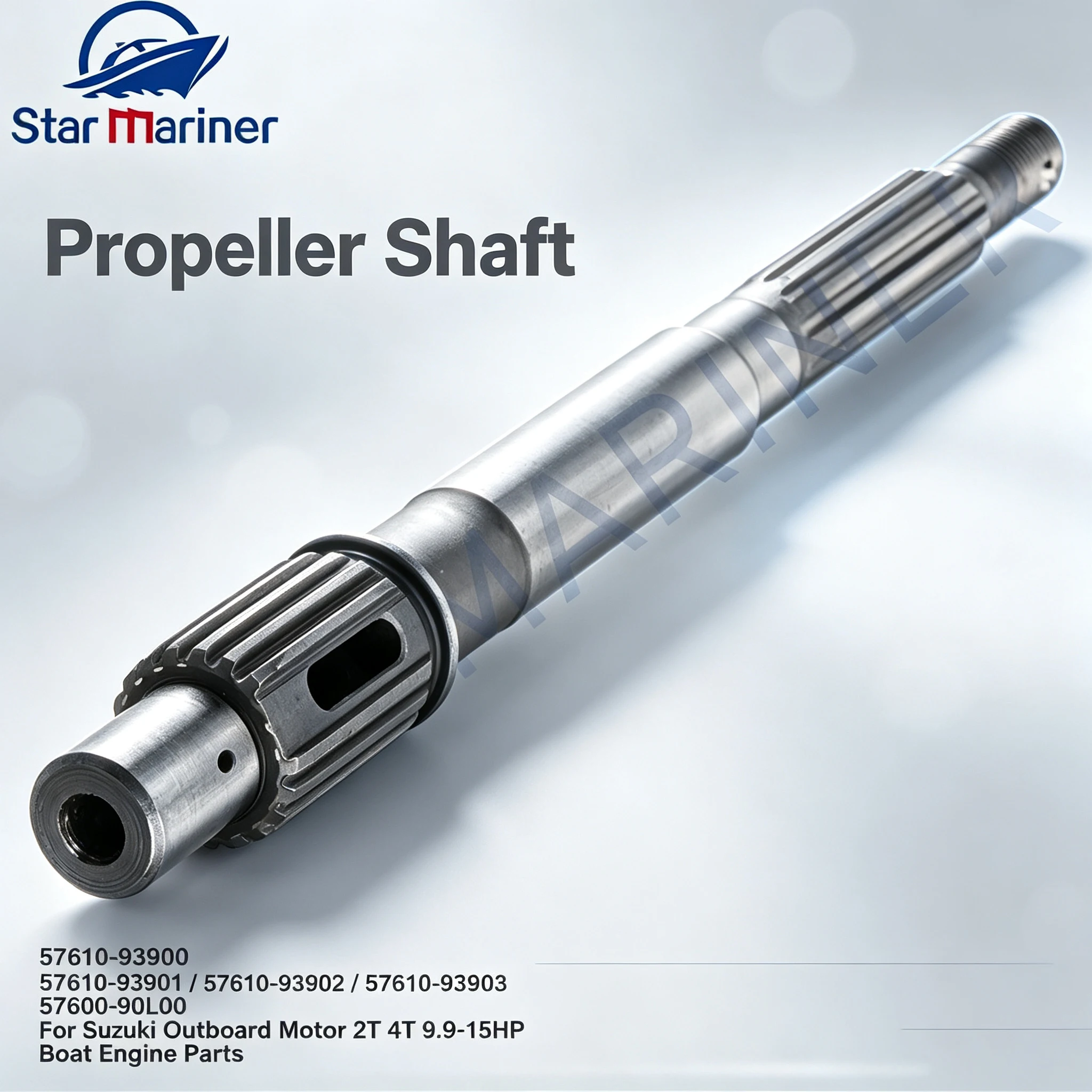 Boat Engine Propeller Shaft 57610-93900 57610-93901 57610-93902 57610-93903 57600-90L00 For Suzuki Outboard Motor 2T 4T 9.9-15HP