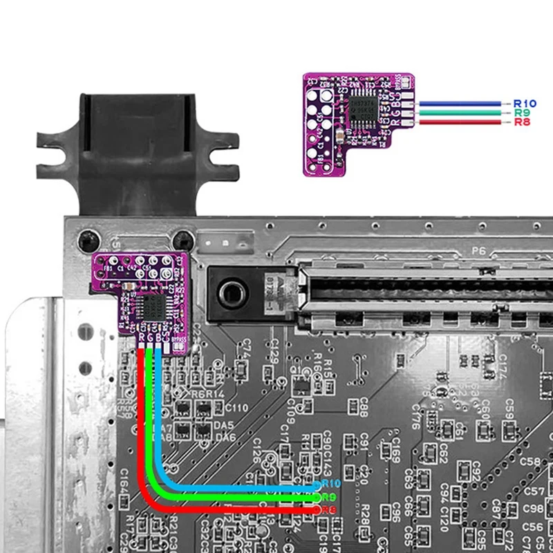 Комплект N64 RGB для консолей N64 NTSC, модуль RGB для Nintendo 64 NTSC, модифицированный выходной модуль RGB, прочный и простой в использовании