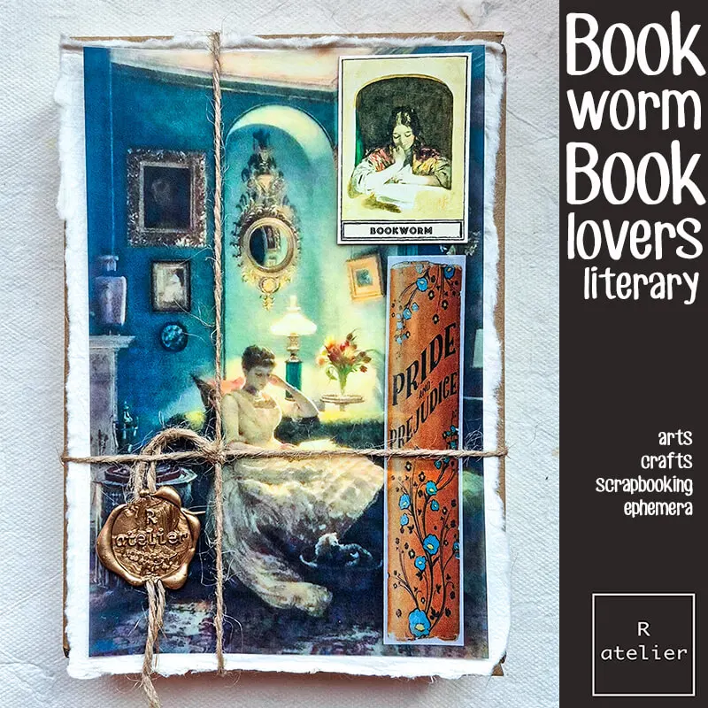 Scrapbooking Supplies Stickers Bookworm Literary Book Lover Diary Decoration Journaling Material Scrapbook Stamp