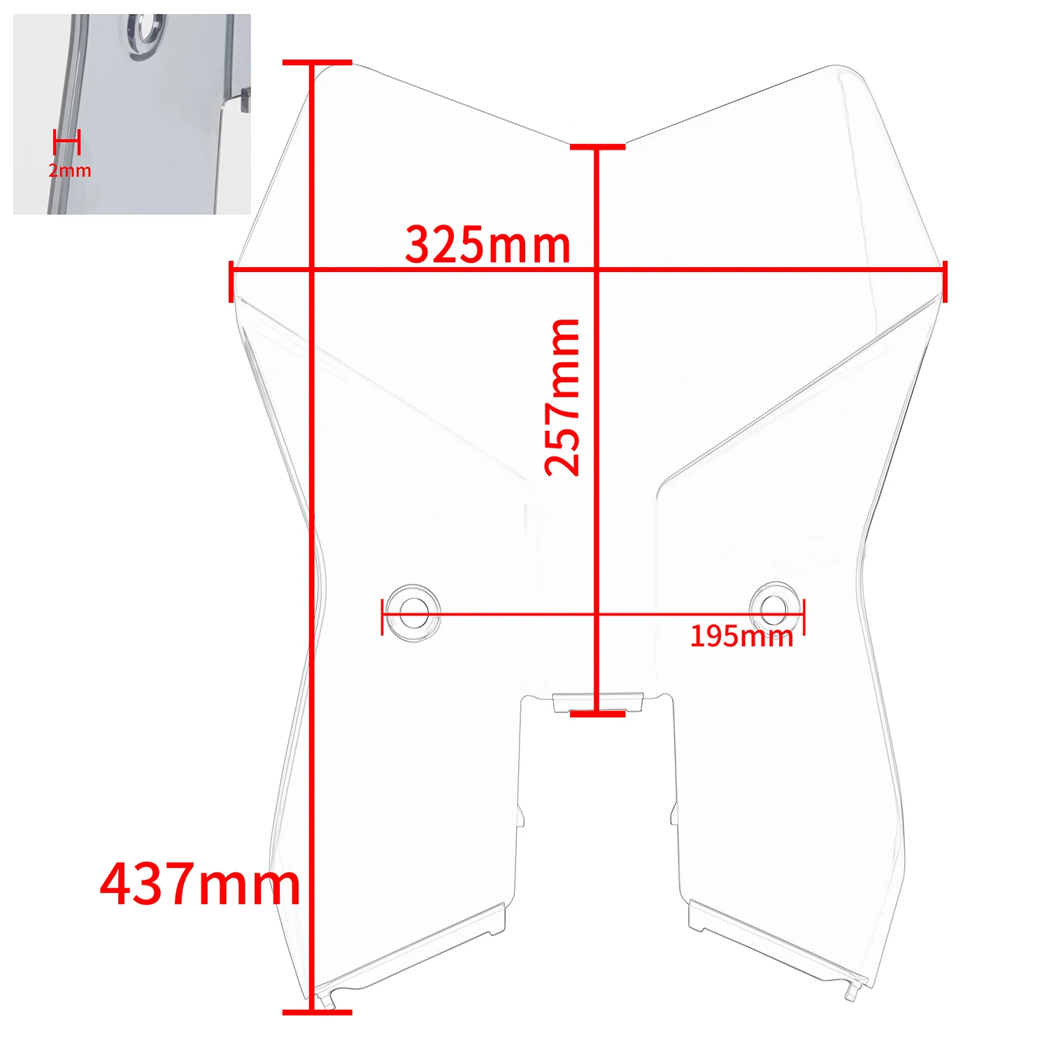 Pare-brise avant de moto, accessoires pour KTM 390 ADV Adventure 2020-2023 2022, déflecteur d'air